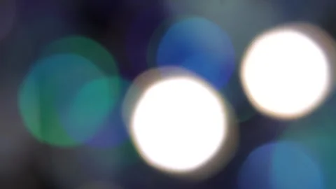 Close-up of full-screen gold, green, and blue lights Vídeo Stock 317489442