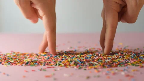 Close up of funny human hands walking with fingers like a person. Stock Footage 138792491