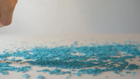 Close up of funny human hands walking with fingers like a person. Stock Footage 138792849