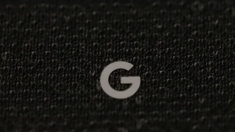 Close up of G google logo on phone case Stock-Footage 228691182