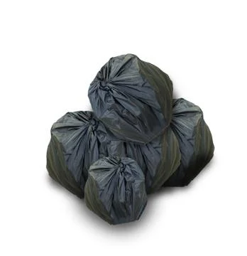 Close up of a garbage bag Stock Photos