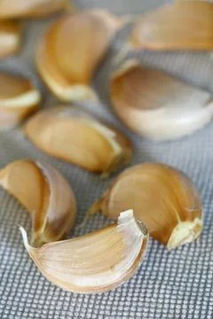 Close up garlic Stock Photos