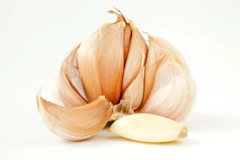Close up of garlic Stock Photos