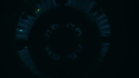 A close-up of a gas cooking ring being lit. Stock Footage 130477663