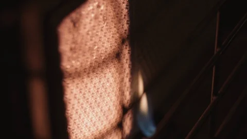 Close up on gas heater Stock-Footage 88219311
