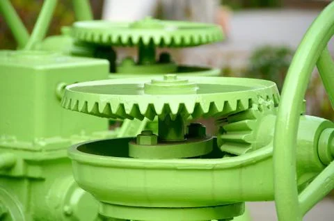 Close up of gear Stock Photos