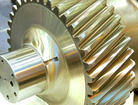 Close up of gear Foto stock