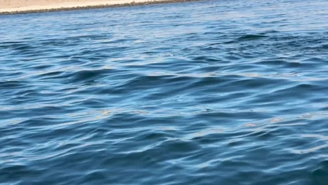 Close-Up of Gentle Ocean Waves Stock Footage 284393246