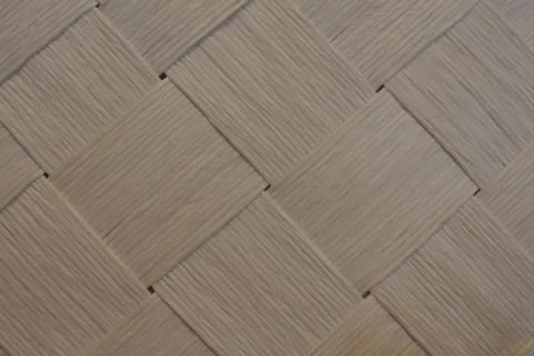 Close up of geometric woven pattern in diamond shapes from a laundry basket Stock Photos