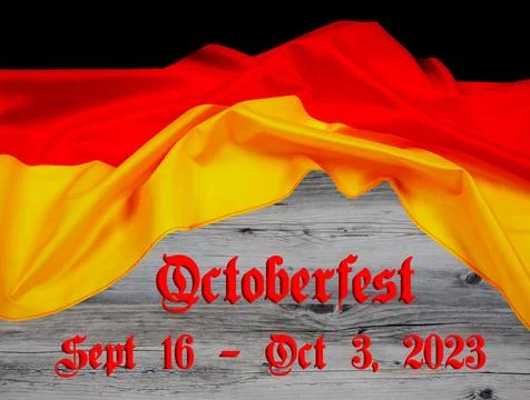 Close up of the German flag with copy space Stock Photos