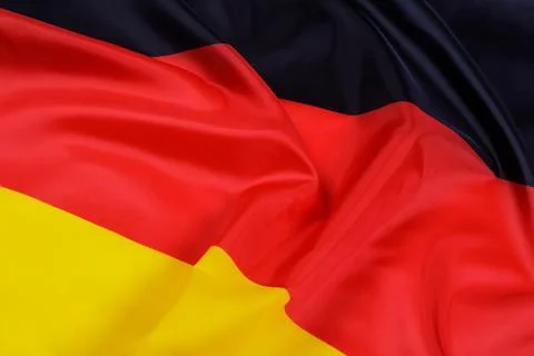 Close up of the German flag with copy space Stock Photos