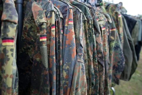 Close-up of german uniform. Fotos Stock