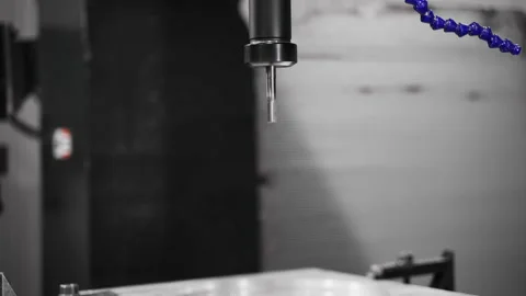 Close-up getting started with computer numerical control Stock Footage 166837444