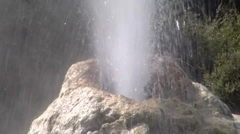 Close up geyser erupting Stock Footage 2525173