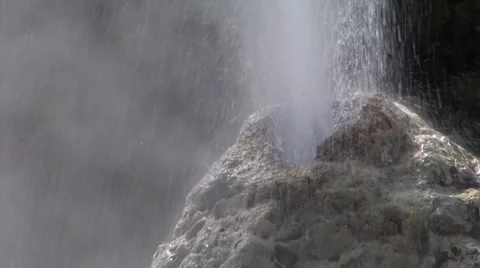 Close up geyser erupting Stock Footage 2525178