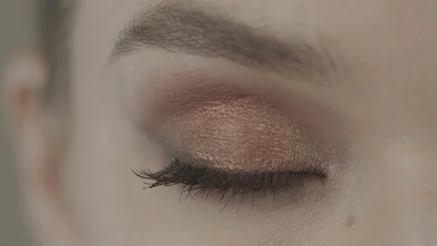 Close-up of girl's eye. Stock Footage 238820632