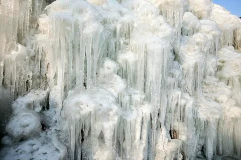 A close-up of the glacier Stock Photos