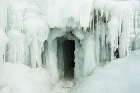 A close-up of the glacier Stock Photos