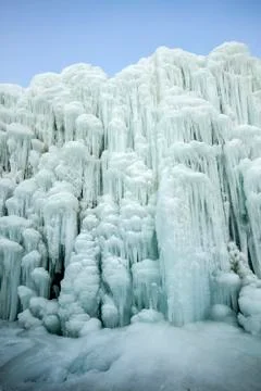 A close-up of the glacier Stock Photos
