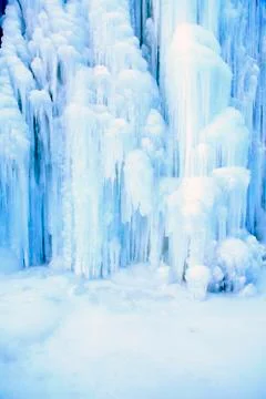 A close-up of the glacier Stock Photos
