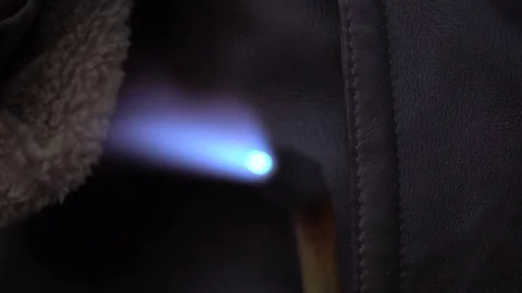 Close up of Glass Blowing Video stock 70927120