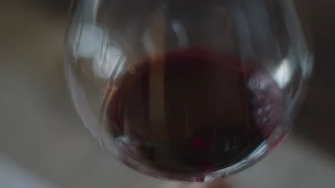 A close up of a glass cup Video stock 155462483
