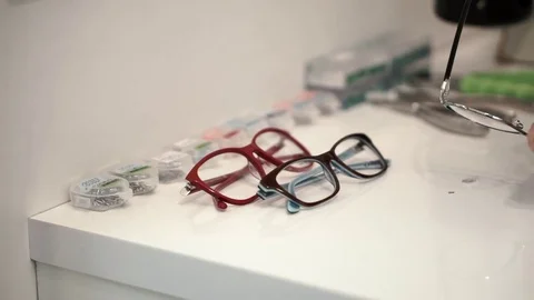 Close up  of glasses on the table Stock-Footage 70677965