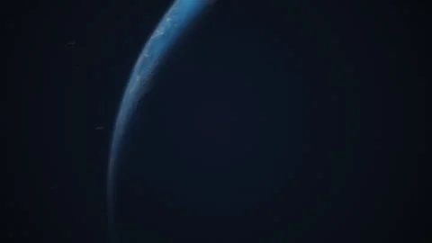Close-up Gliese 667C planet Exploration in space from the other side Stock-Footage 240423098
