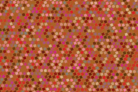 Close-up of glittering red, pink, and gold confetti Stock Illustration