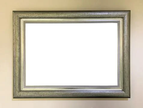 Close up gold rustic picture frame Stock Photos