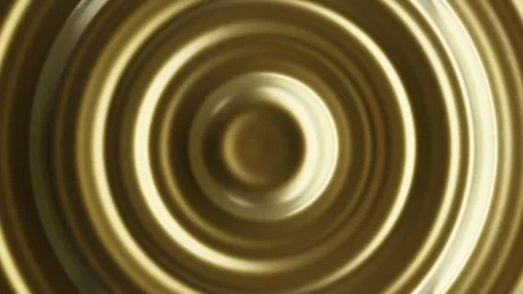 Close up of golden spiral pattern with motion blur on metallic surface 库存影片 338418371