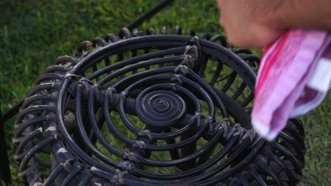 Close-up grabbing a plate of freshly cooked meats on the grill and seeing themse Stock Footage 199539897