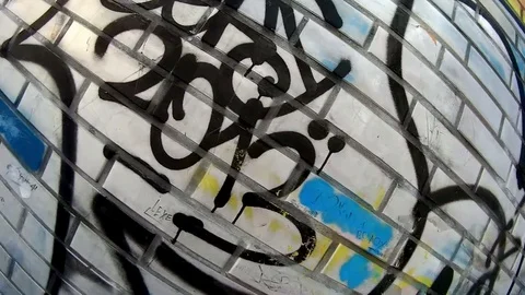 Close Up Graffiti Original Stock-Footage 72138038