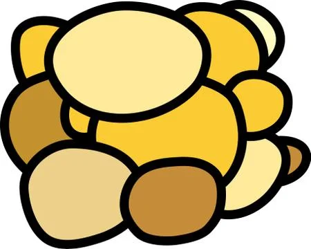 Close up of grains of sand Stock Illustration