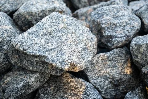 Close-up of granite rocks texture background Stock Photos