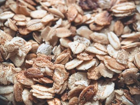 Close-up of granola Stock Photos