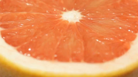 Close up of Grapefruit Stock Footage 89273205