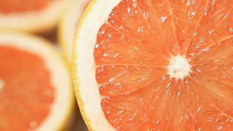 Close up of Grapefruit 스톡 동영상 90380736