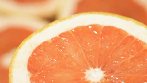 Close up of Grapefruit Stock Footage 90486046