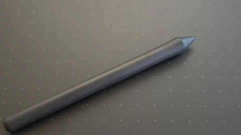 Close. graphic tablet with a stylus. 4k, slow motion Stock Footage 91698795