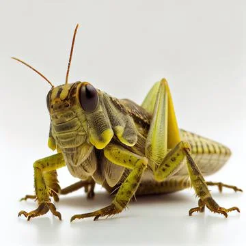 A close up of a grasshopper Illustrazione stock