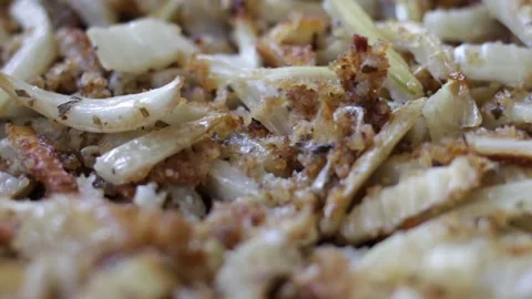 Close up grated fennel Stock Footage 239306981