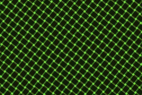 Close-up of green and black digital pixel pattern Illustrazione stock