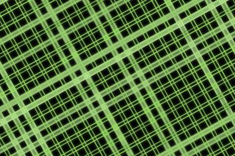 Close-up of a green and black printed circuit board Stock Illustration