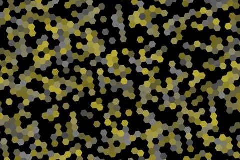 Close-up of green and gray moss on black background Stock Illustration