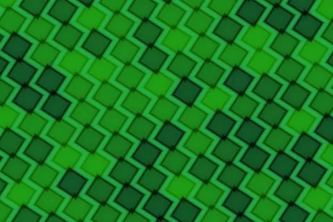Close-up of green circuit board with electronic chips Stock Illustration