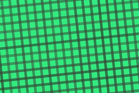 Close-up of green circuit board with tiny squares Stock Illustration