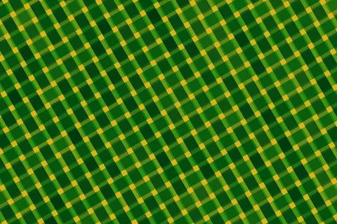 Close-up of green cornfield with yellow corn cobs in sunlight Illustration