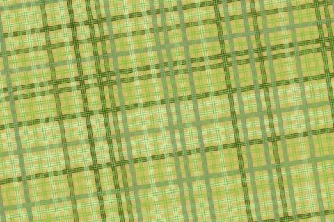Close-up of green fabric with grid pattern and texture Stock Photos