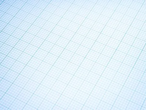 Close-up green graph line, white background. Logarithmic graph grid scale p.. Stock Photos